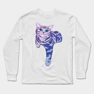 Purple Persian Charlie Long Sleeve T-Shirt